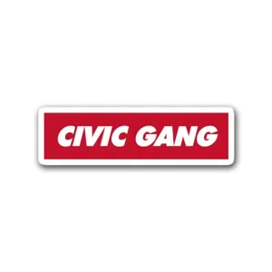 picture of Civic Gang Sticker
