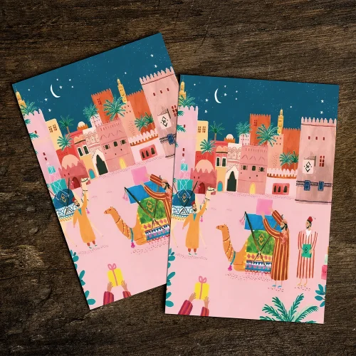 Eid Mubarak greeting cards with colorful designs and Islamic patterns. to share the spirit of eid with your loved ones