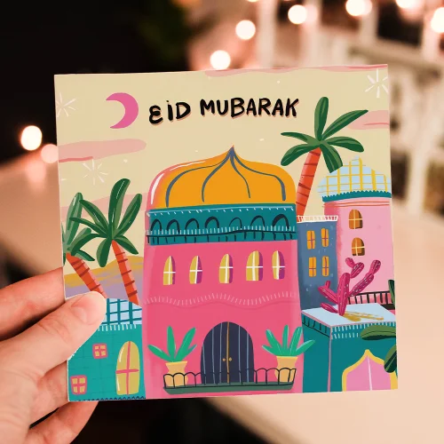 Eid Mubarak Greeting Cards 