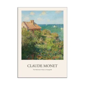 Immerse yourself in the serene beauty of Claude Monet's art with a captivating wall poster, adding tranquility and sophistication to your décor. Pakistan's Finest Wall Decor, Wall Art.
