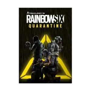 Rainbow's Quarantine game wall poster featuring vibrant colors and a captivating design
