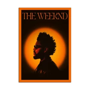 The Weeknd wall poster adding a touch of musical flair. Pakistan's Finest Wall Decor, Wall Art.