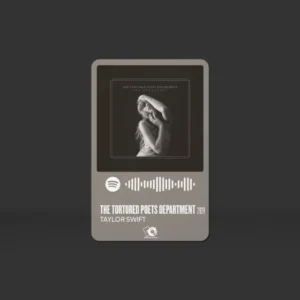 Gift the beats of your favourite artist with our Spotify Music Album Card! Scan, play, and groove to your favorite tunes.
