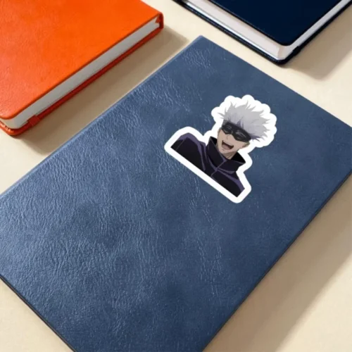 Jujutsu Kaisen Goju Sticker featuring iconic design, perfect for laptops, water bottles, and diaries. Made from durable PVC material for lasting appeal.