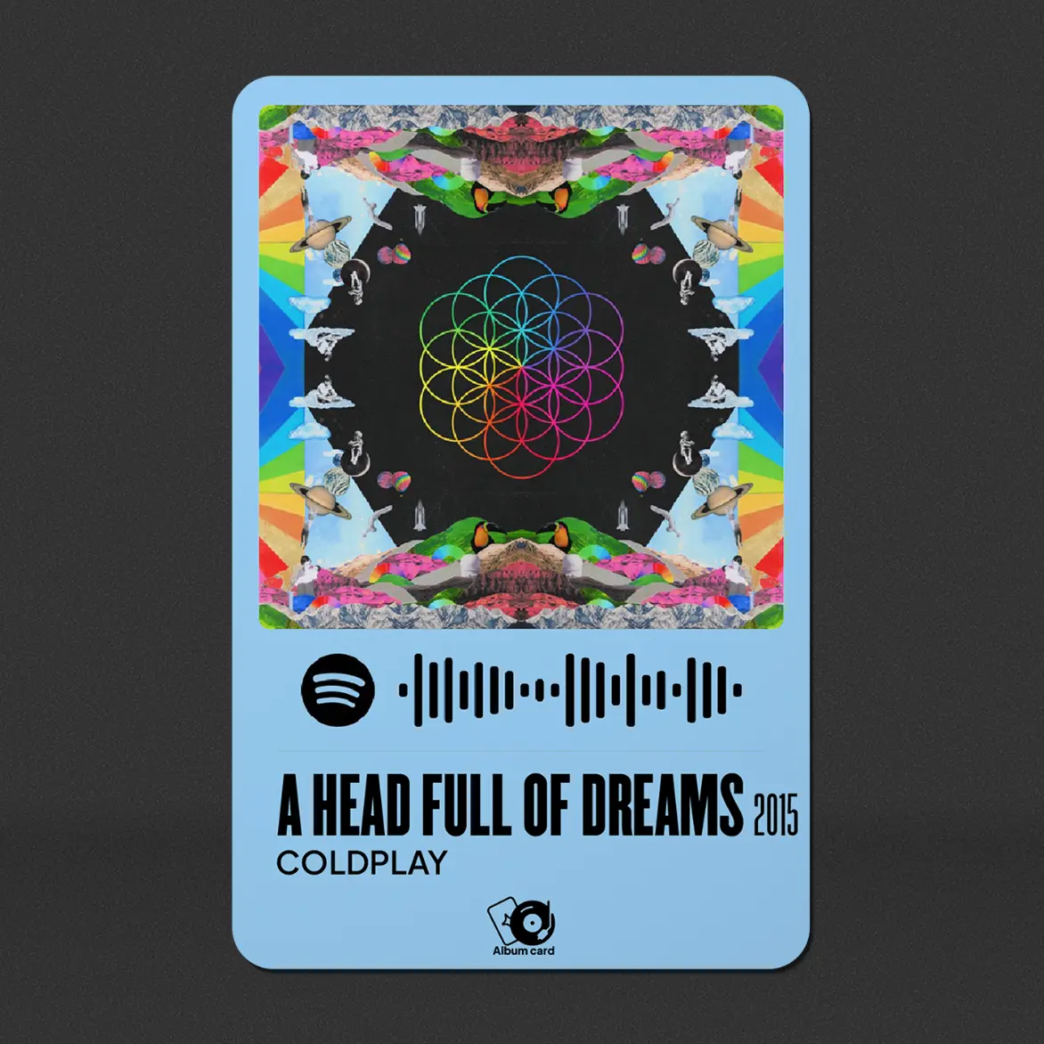 A head full of dreams album card