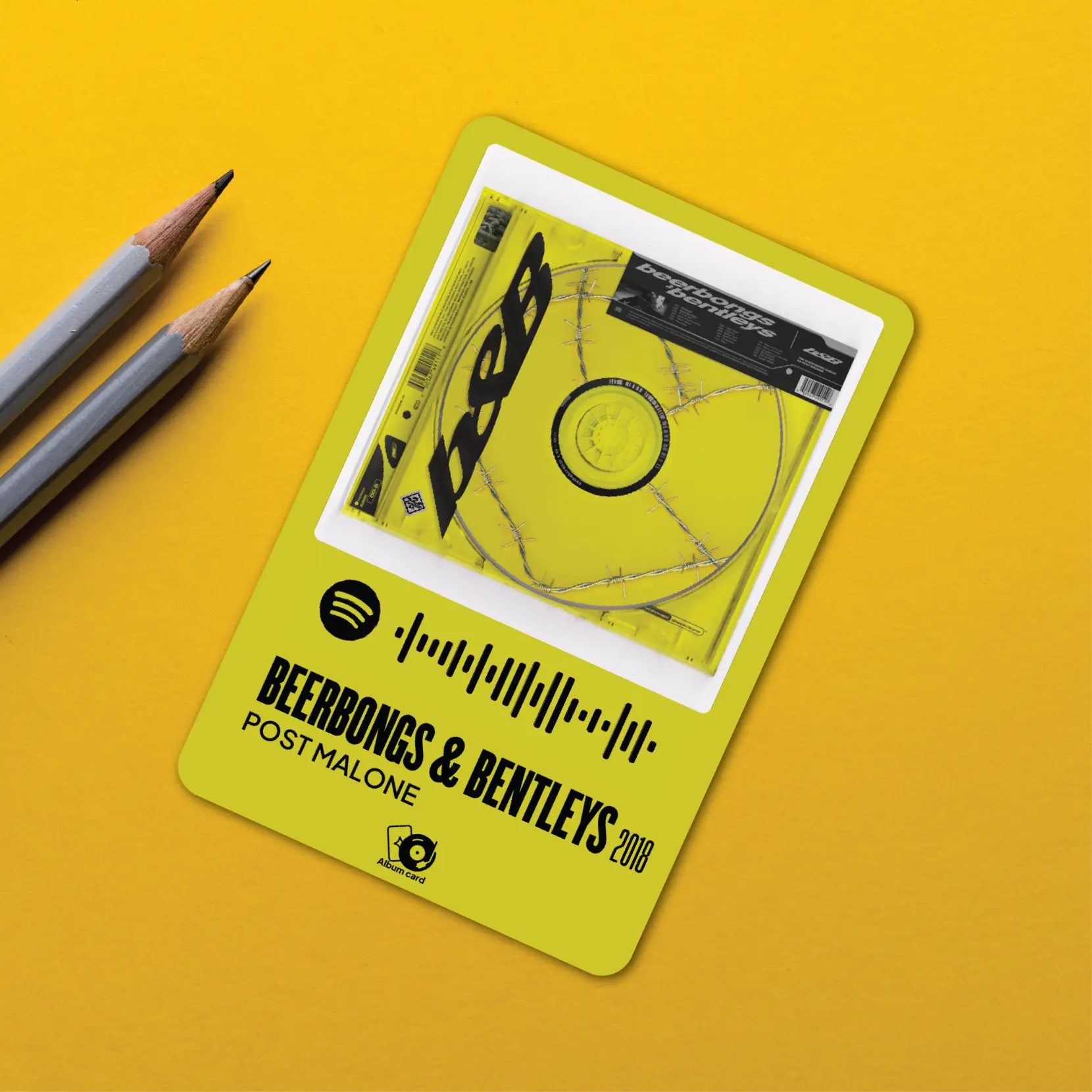 Beerbongs & Bentleys album card