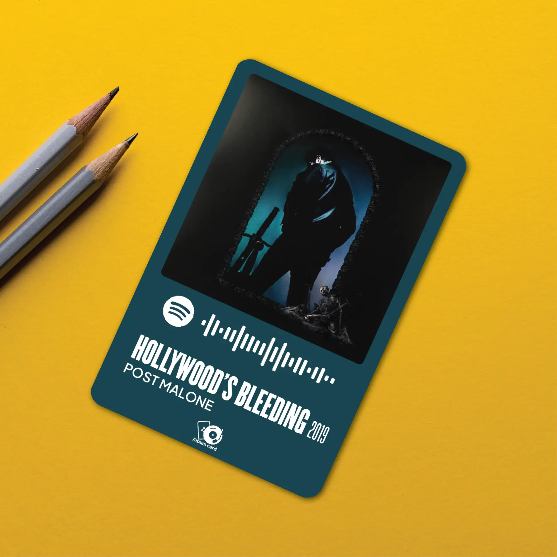 Hollywood's Bleeding album card