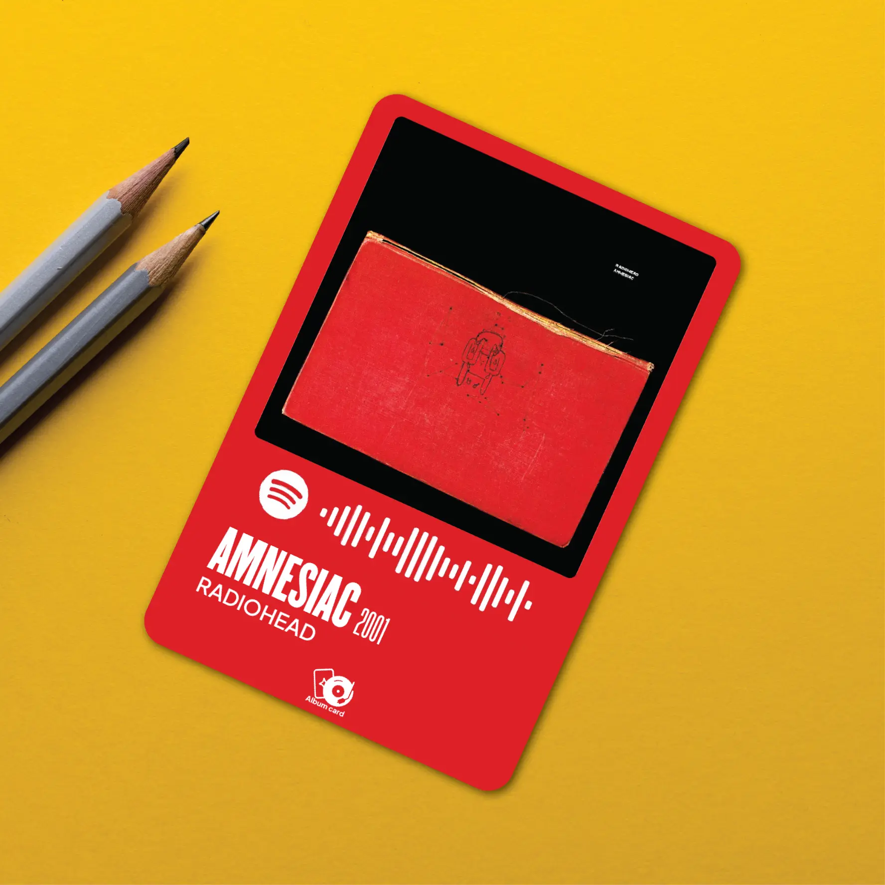 Amnesiac album card