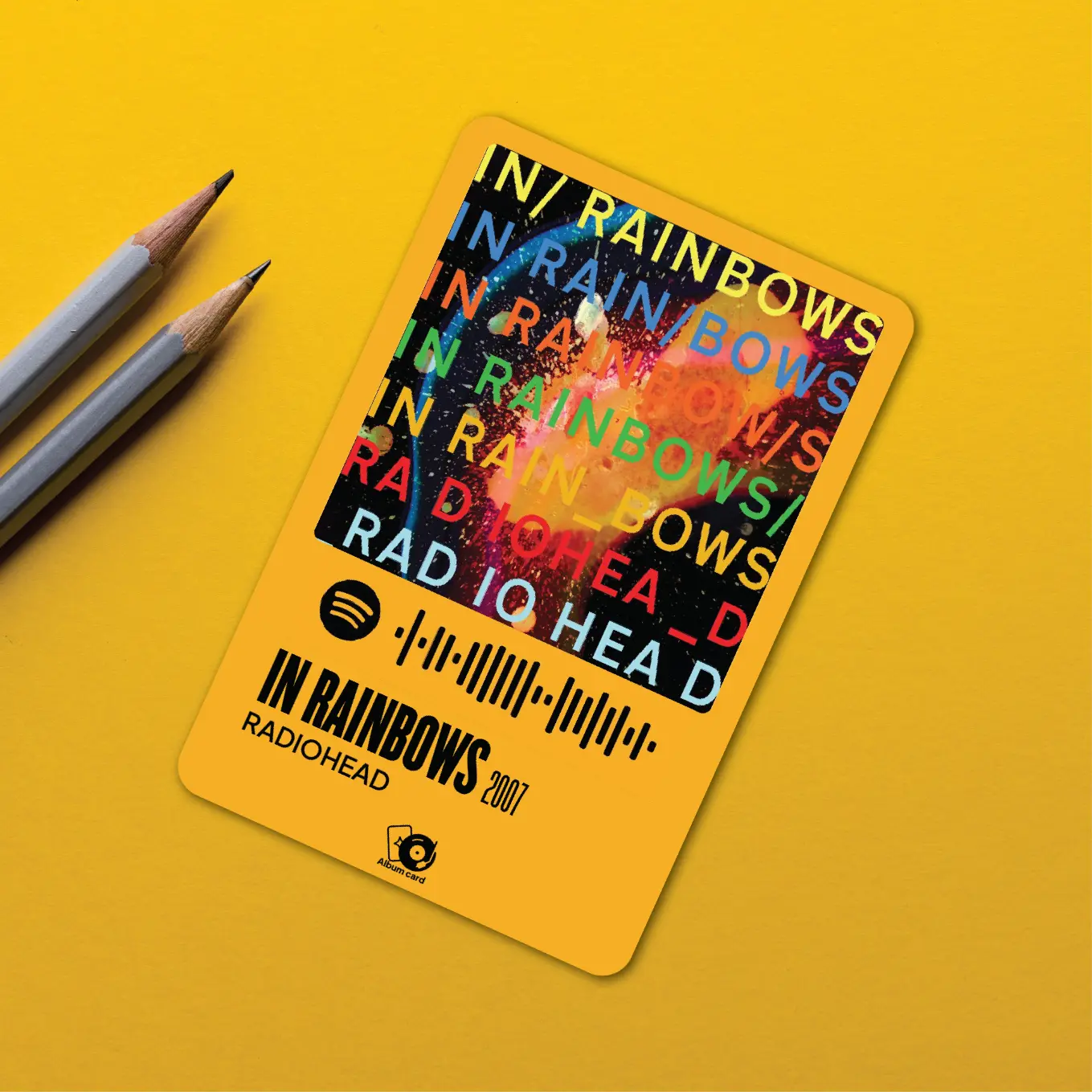 In Rainbow album card