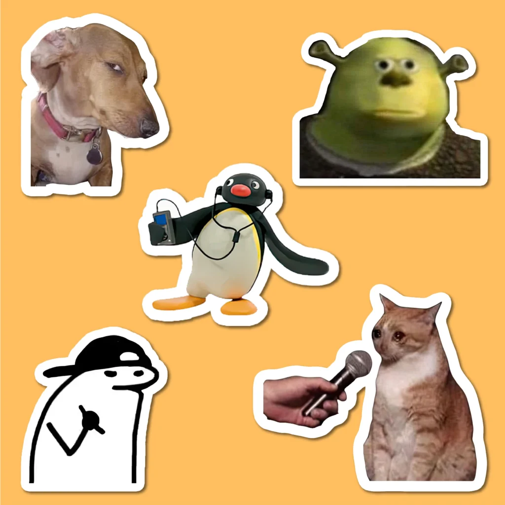 Buy Funny Meme Sticker Pack Online Pakistan | Tinopia