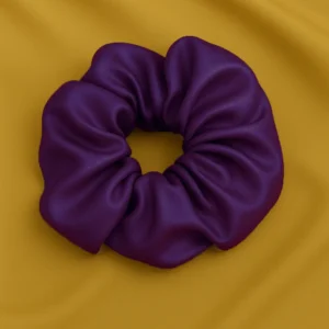 Purple Tone Silk Scrunchies