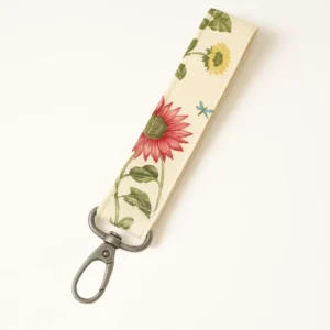 Multiple Designs Fabric Key Fob