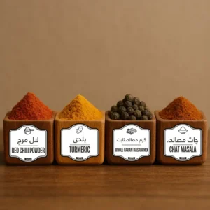 Spice Label Stickers Pack of 8