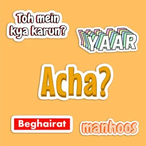 Desi Vibes Urdu Sticker Pack