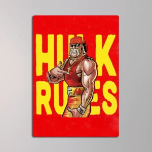 Hulk Hogan Metal Poster