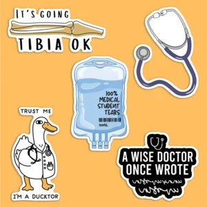 Medical Student Stickers Pack