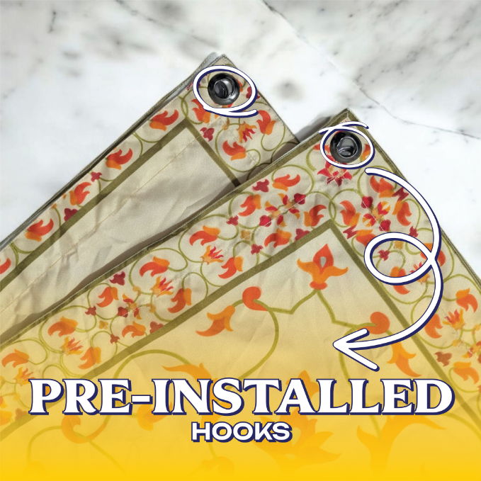Elegant Floral Art Tapestry hooks