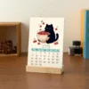 Cozy Cats 2026 Mini Desk Calendar standing
